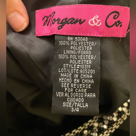 Black full length gown - Picture 7 of 9